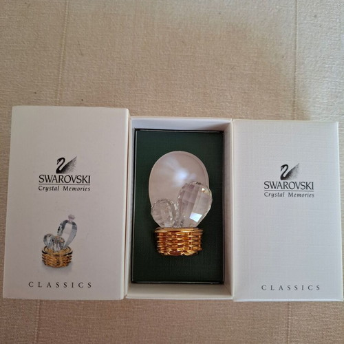 Swarovski cactus in pot new