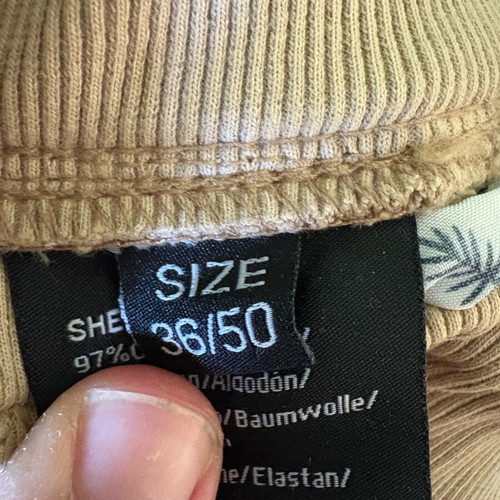 Cargo pants beige like new, size W36