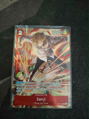Sanji ST21-003 V.1 promo κάρτα One Piece TCG καινούργιο