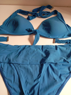 Calvin Klein women's swimsuit used, size L, blue