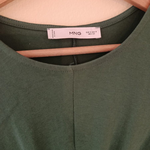 Dress Mango dark green like new