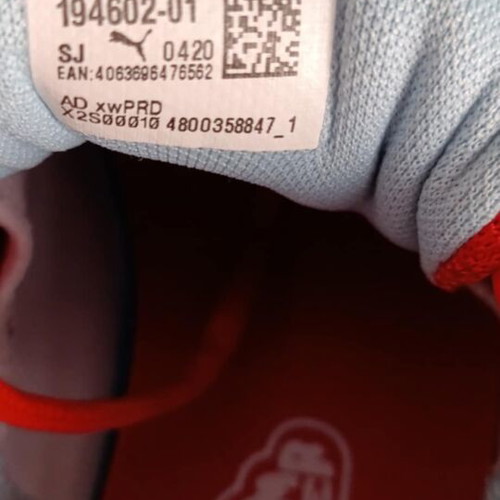 Puma Basketball 44J Cole athletic shoes like new, red