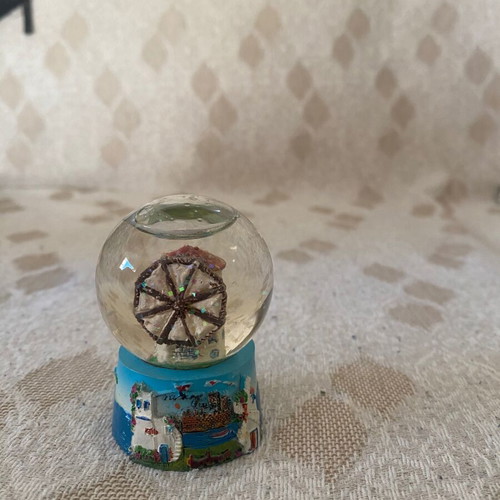 Water ball with windmill used with rhinestones