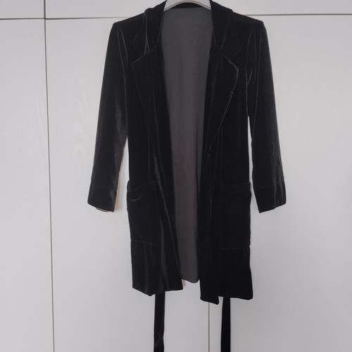 Velvet jacket like new with belt, small medium large