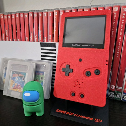 Game Boy Advance SP Unhinged modded in like new condition with AGS-101 screen