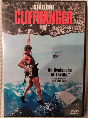 Cliffhanger DVD like new, American edition zone 1 without Greek subtitles