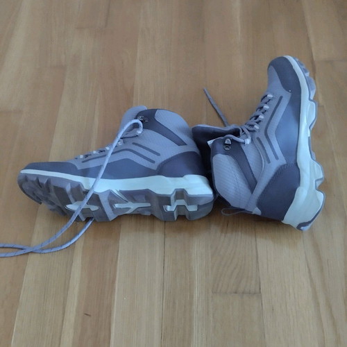 Girls' boots purple with laces size 37 like new, waterproof