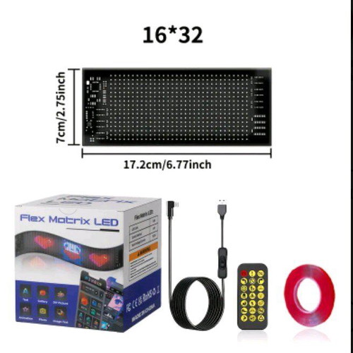 Flexible LED Screen with USB Power and Remote Control new