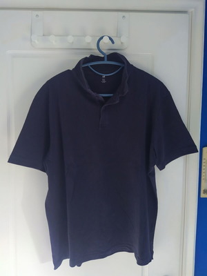 H&M Polo Μπλούζα - Navy Blue