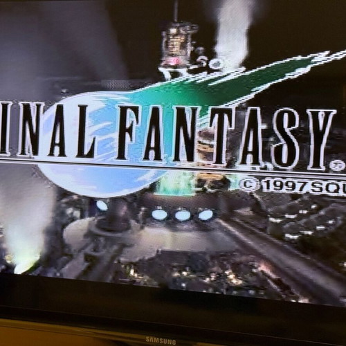Final Fantasy VII PlayStation 1 game used, English version