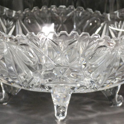VINTAGE CRYSTAL SERVING SET HALF PRICE UNTIL THE END OF JULY