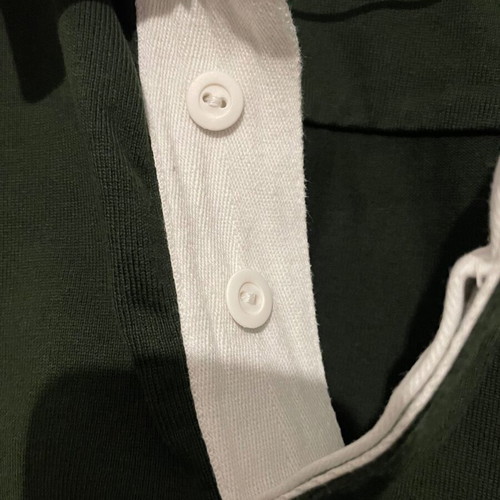Gant heavy rugger long sleeve polo shirt XL, like new, dark green