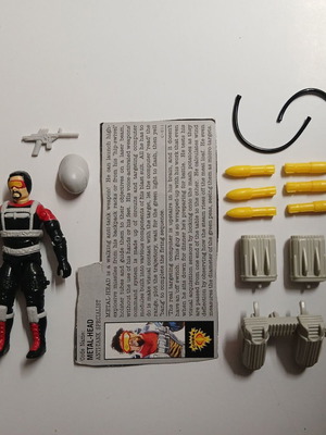 GI Joe Metal-Head (v1) φιγούρα μεταχειρισμένη, πλήρης με filecard