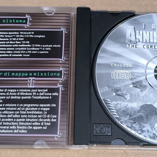 Total Annihilation The Core Contingency Expansion Disc for PC like new