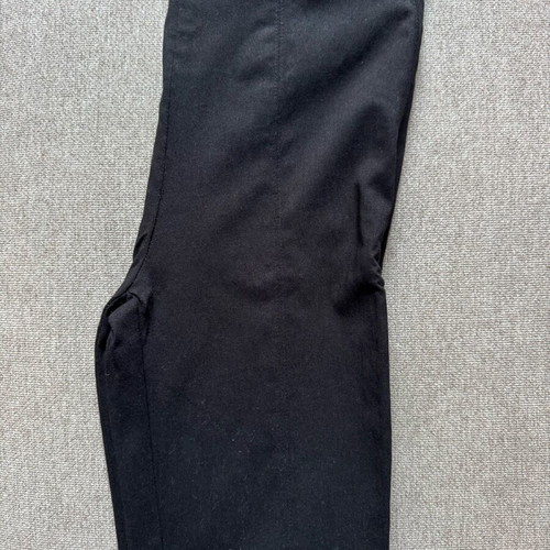 Mango black leggings like new with zipper and metal button