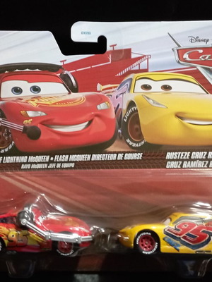 Αυτοκινητάκι Cars σετ 2 τεμαχίων Cruz Ramirez και Head Crew Chief καινούργιο