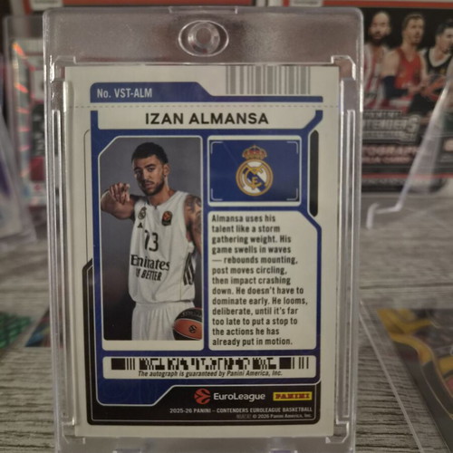 Izan Almansa Autograph Card 39/49 New