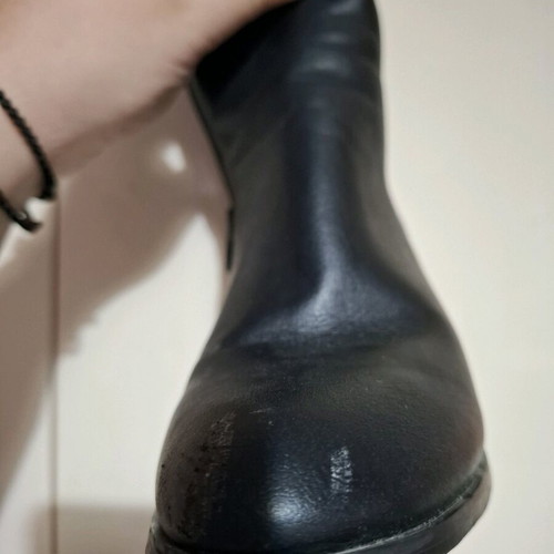 Women's leather ankle boots used size 39, black