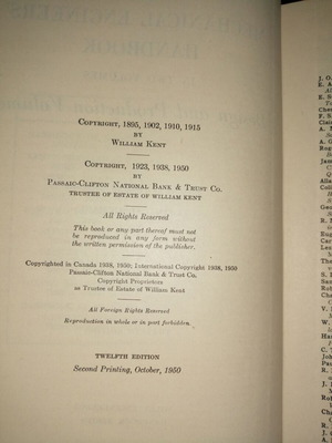 Kent's Mechanical Engineers Handbook used, Greek language