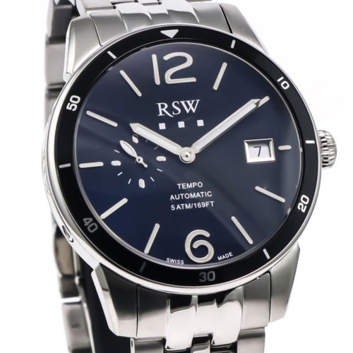 RSW Tempo Automatic Swiss Made Watch 42mm New with Warranty