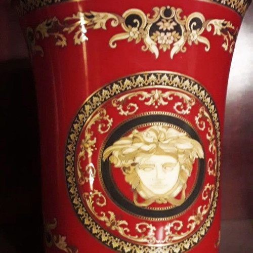 Versace Medusa Gala Vase 18 cm like new, German porcelain