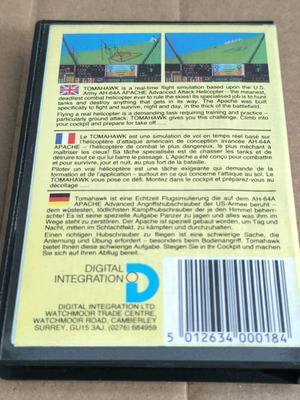 Tomahawk (Digital Integration) Amstrad Disk like new