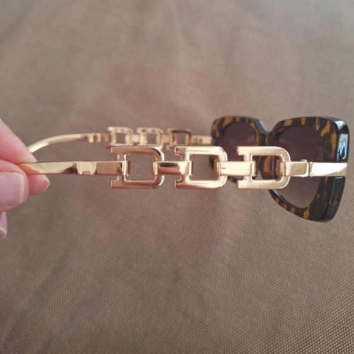 Sunglasses with UV400 filter new, brown and gold