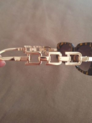 Sunglasses with UV400 filter new, brown and gold