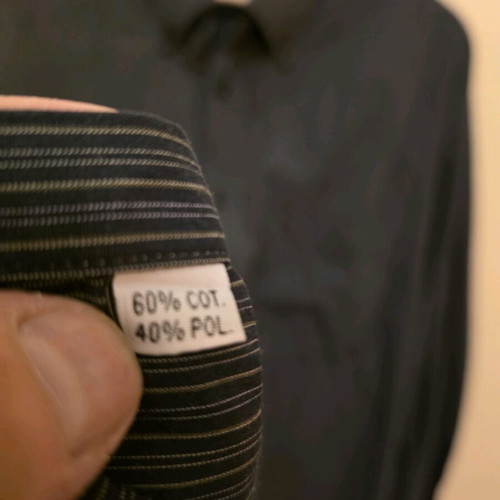 Black shirt with fine stripes XL like new