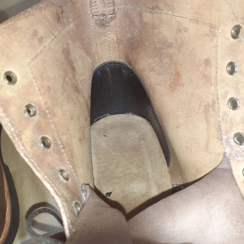 Men's boots size 47 brown handmade, new, made in Portugal
