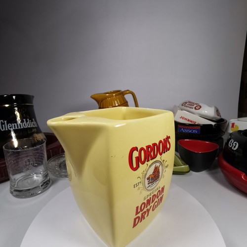 Gordon’s Dry Gin vintage advertising jug used
