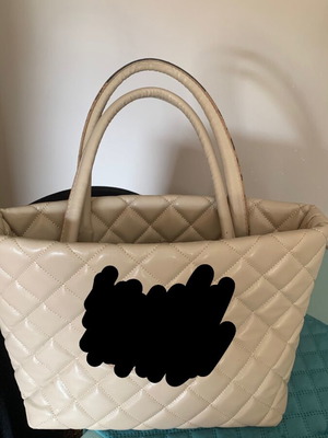 Beige handbag used