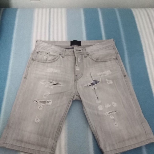Bershka gray denim bermuda shorts, size EUR 42