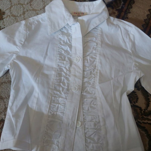 White shirt for girl 12 18 months like new