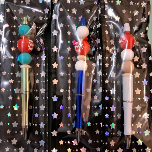 Handmade pens with black ink, new