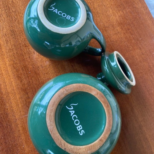 Jacobs set sugar bowl and creamer collectible like new