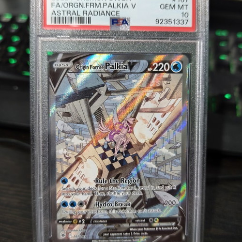 Palkia Origin Forme Astral Radiance PSA 10 like new