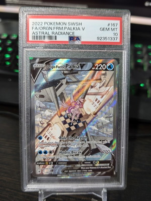 Palkia Origin Forme Astral Radiance PSA 10 like new