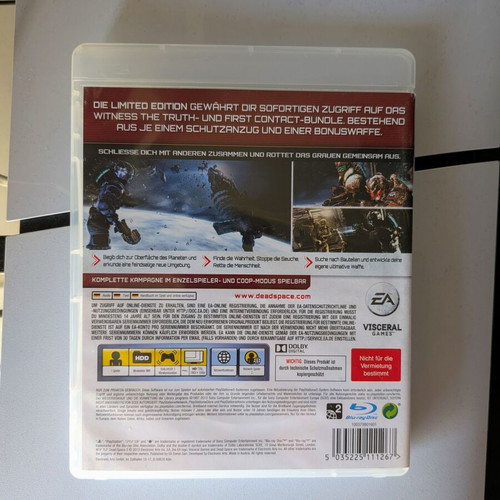 PS3 Dead Space 3 Limited Edition game