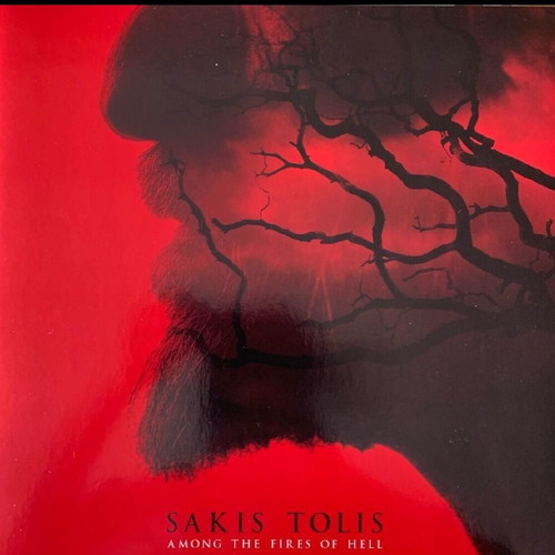Sakis Tolis Among the Fires of Hell splatter vinyl mint with poster and signed card