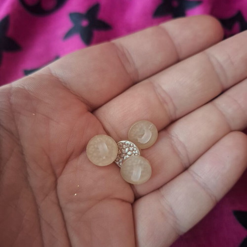 Decorative craft buttons set of 15, like new, 1cm