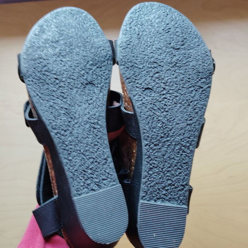 Women's sandals new, size 42, dark gray