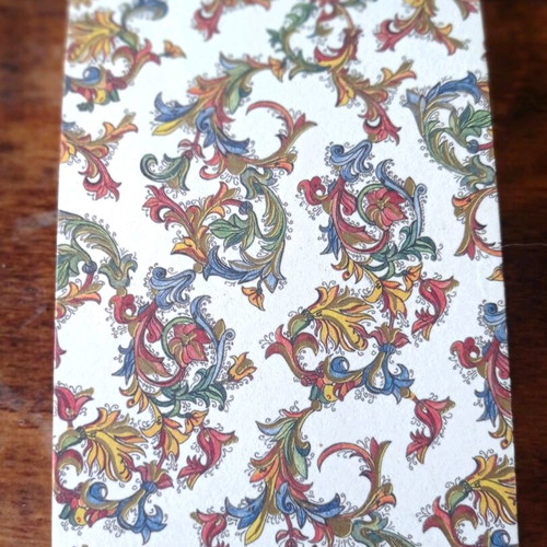 Stationery set and notebooks with Florentine design new