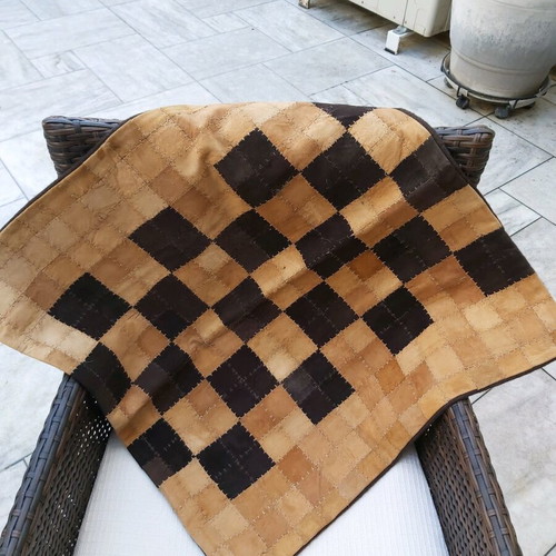 Decorative leather pillowcases new, 60×60 cm