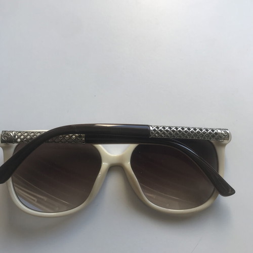 Gucci vintage sunglasses used, beige and brown with defect
