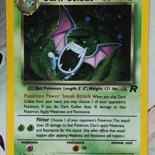 Dark Golbat Holo Rare Pokemon card like - 32,50 - Vendora.gr Dark Golbat Holo Rare Pokemon card like - 32,50 - Vendora.gr