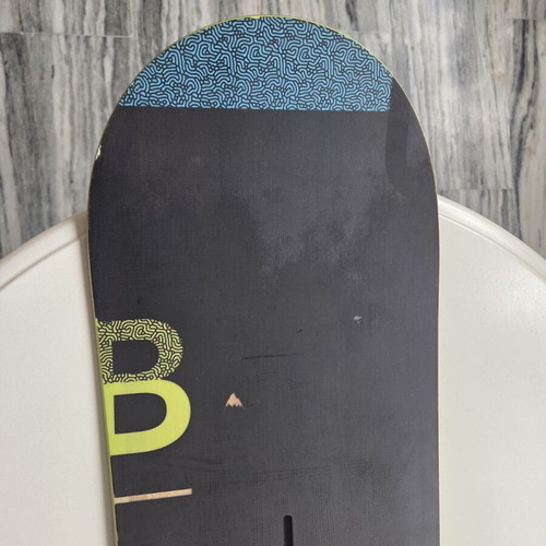 Burton Ripcord 154 snowboard with Burton Mission Reflex bindings used, size Medium, silver