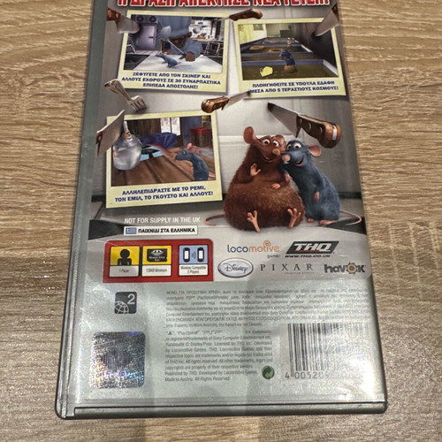 PSP Sony Ratatouille used, missing manual