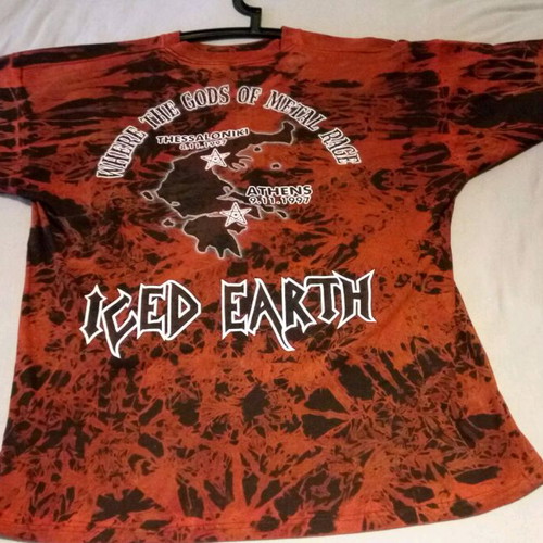 Iced Earth Vintage T-shirt 1997 Greece Tour XL used
