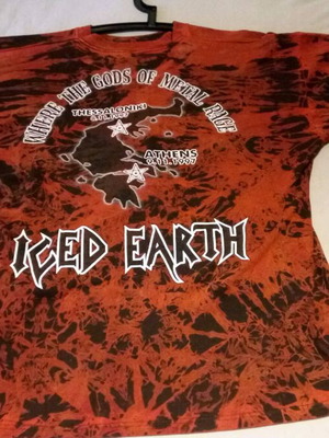 Iced Earth Vintage T-shirt 1997 Greece Tour XL used